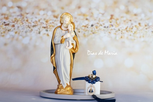 São José com Menino Jesus 34 cm